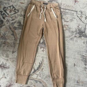 Abercrombie jogger sweats with side stripe